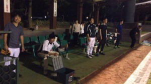 野球ベンチ